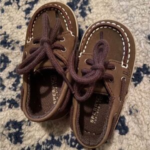 Sperry Baby Brown Boat Shoes 3M